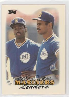 1988 Topps - [Base] - Collector's Edition (Tiffany) #519 - Team Leaders - Seattle Mariners