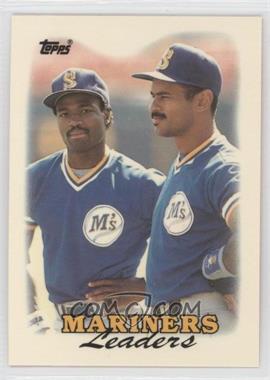 1988 Topps - [Base] - Collector's Edition (Tiffany) #519 - Team Leaders - Seattle Mariners