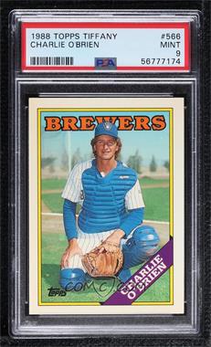 1988 Topps - [Base] - Collector's Edition (Tiffany) #566 - Charlie O'Brien [PSA 9 MINT]