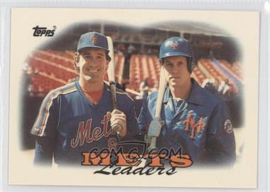 1988 Topps - [Base] - Collector's Edition (Tiffany) #579 - Team Leaders - New York Mets