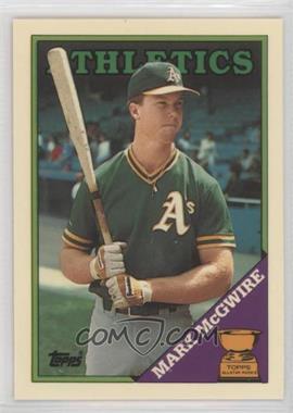 1988 Topps - [Base] - Collector's Edition (Tiffany) #580 - Topps All-Star Rookie - Mark McGwire