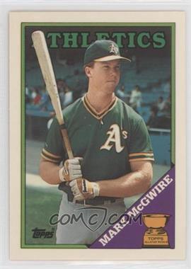 1988 Topps - [Base] - Collector's Edition (Tiffany) #580 - Topps All-Star Rookie - Mark McGwire