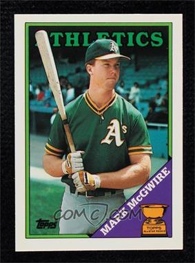 1988 Topps - [Base] - Collector's Edition (Tiffany) #580 - Topps All-Star Rookie - Mark McGwire