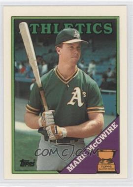 1988 Topps - [Base] - Collector's Edition (Tiffany) #580 - Topps All-Star Rookie - Mark McGwire