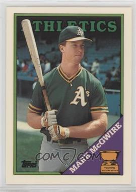 1988 Topps - [Base] - Collector's Edition (Tiffany) #580 - Topps All-Star Rookie - Mark McGwire