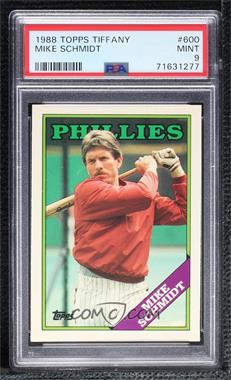 1988 Topps - [Base] - Collector's Edition (Tiffany) #600 - Mike Schmidt [PSA 9 MINT]