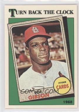 1988 Topps - [Base] - Collector's Edition (Tiffany) #664 - Turn Back the Clock - 1968 Bob Gibson