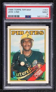 1988 Topps - [Base] - Collector's Edition (Tiffany) #767 - Future Stars - Jose Lind [PSA 9 MINT]