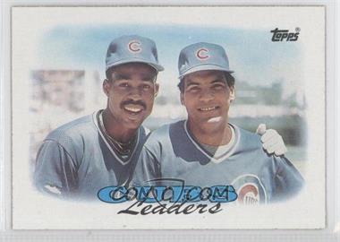 1988 Topps - [Base] #171 - Team Leaders - Chicago Cubs