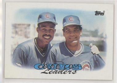 1988 Topps - [Base] #171 - Team Leaders - Chicago Cubs