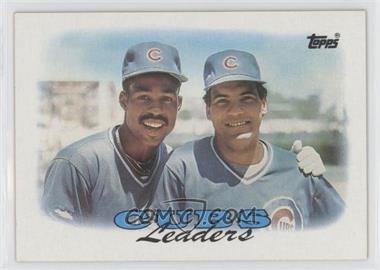 1988 Topps - [Base] #171 - Team Leaders - Chicago Cubs