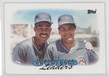 1988 Topps - [Base] #171 - Team Leaders - Chicago Cubs