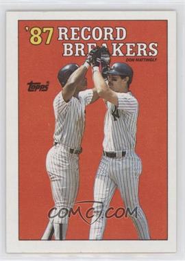 1988 Topps - [Base] #2 - Record Breakers - Don Mattingly