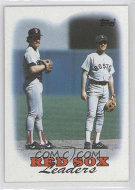 1988 Topps - [Base] #21 - Team Leaders - Boston Red Sox