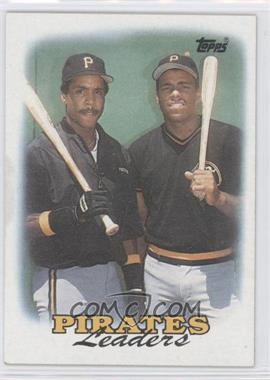 1988 Topps - [Base] #231 - Team Leaders - Pittsburgh Pirates