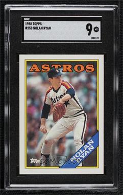 1988 Topps - [Base] #250 - Nolan Ryan [SGC 9 MINT]