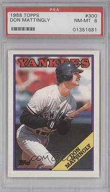 1988 Topps - [Base] #300 - Don Mattingly [PSA 8 NM‑MT]