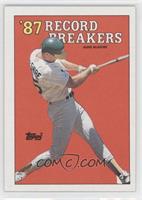 Record Breakers - Mark McGwire (Area of white behind left heel)