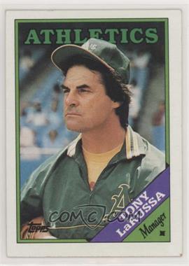 1988 Topps - [Base] #344 - Team Checklist - Tony LaRussa