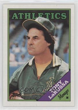 1988 Topps - [Base] #344 - Team Checklist - Tony LaRussa