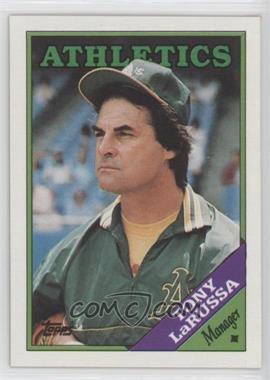 1988 Topps - [Base] #344 - Team Checklist - Tony LaRussa