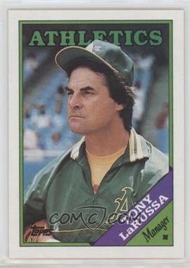 1988 Topps - [Base] #344 - Team Checklist - Tony LaRussa