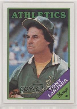 1988 Topps - [Base] #344 - Team Checklist - Tony LaRussa