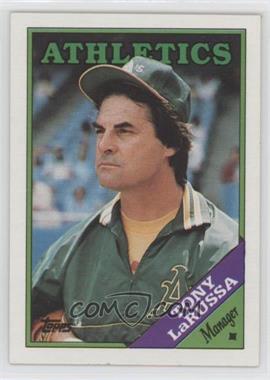 1988 Topps - [Base] #344 - Team Checklist - Tony LaRussa