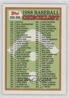 Checklist - Cards 265-396