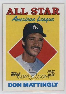 1988 Topps - [Base] #386 - All Star - Don Mattingly [EX to NM]