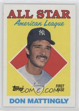 1988 Topps - [Base] #386 - All Star - Don Mattingly [EX to NM]