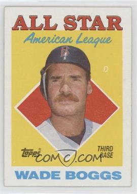 1988 Topps - [Base] #388 - All Star - Wade Boggs