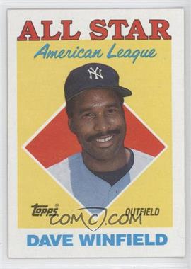 1988 Topps - [Base] #392 - All Star - Dave Winfield