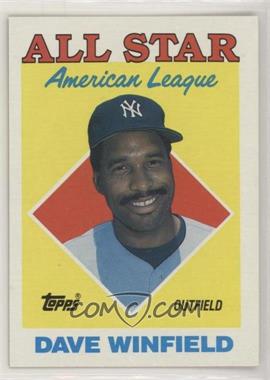 1988 Topps - [Base] #392 - All Star - Dave Winfield