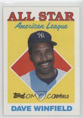 1988 Topps - [Base] #392 - All Star - Dave Winfield