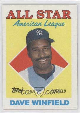1988 Topps - [Base] #392 - All Star - Dave Winfield