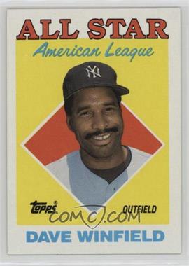 1988 Topps - [Base] #392 - All Star - Dave Winfield