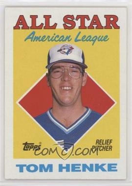 1988 Topps - [Base] #396 - All Star - Tom Henke