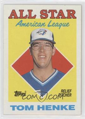 1988 Topps - [Base] #396 - All Star - Tom Henke