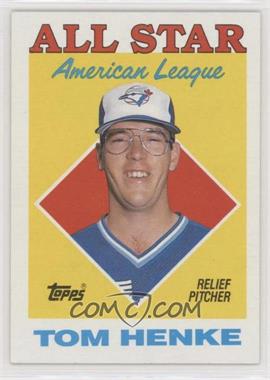 1988 Topps - [Base] #396 - All Star - Tom Henke