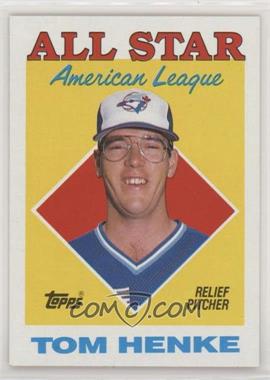 1988 Topps - [Base] #396 - All Star - Tom Henke