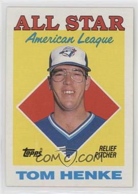 1988 Topps - [Base] #396 - All Star - Tom Henke