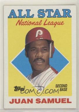 1988 Topps - [Base] #398 - All Star - Juan Samuel