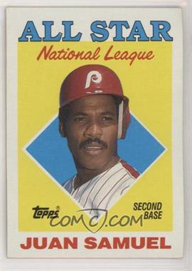 1988 Topps - [Base] #398 - All Star - Juan Samuel