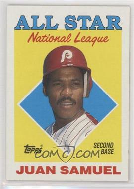 1988 Topps - [Base] #398 - All Star - Juan Samuel