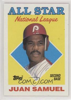 1988 Topps - [Base] #398 - All Star - Juan Samuel