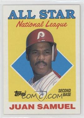 1988 Topps - [Base] #398 - All Star - Juan Samuel