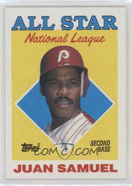 1988 Topps - [Base] #398 - All Star - Juan Samuel