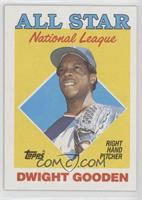 All Star - Dwight Gooden (R in Star on Front Has Blue Filled In)