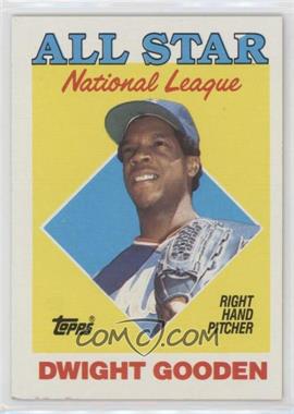 1988 Topps - [Base] #405.2 - All Star - Dwight Gooden (R in Star on Front Has White Showing)